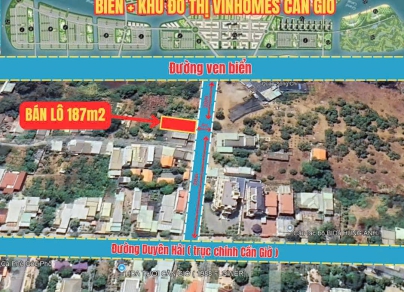 🌟 CHÍNH CHỦ GỬI BÁN LÔ ĐẤT VÀNG – ĐỐI DIỆN NHÀ HÀNG SONG CHI, CẦN GIỜ 🌟